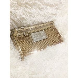 Coach Sequence Sparkle Wristlet